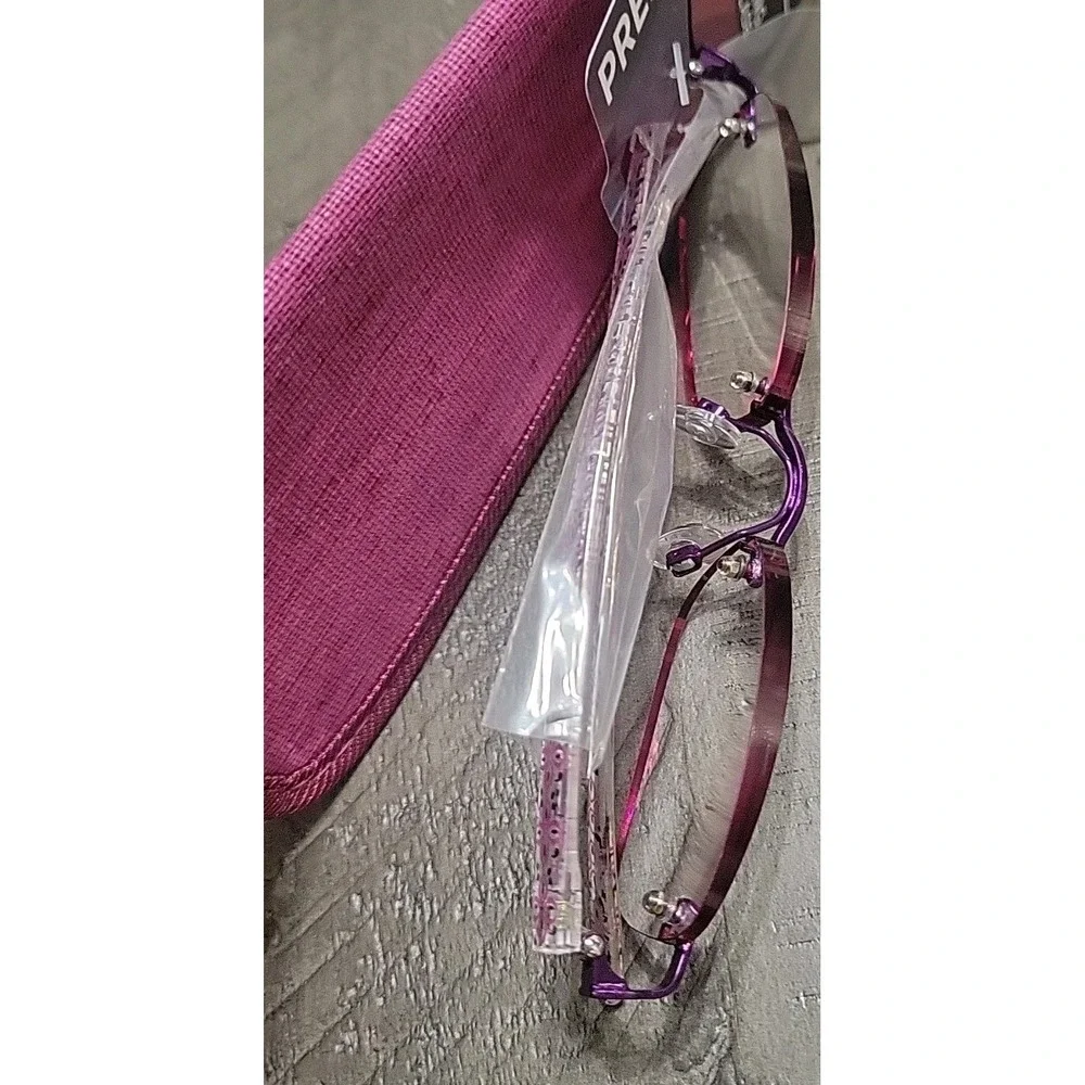 Foster Grant SIMPLY SPECS Daniella Purple PRP 1.25 Rimless Glasses‎ READERS New